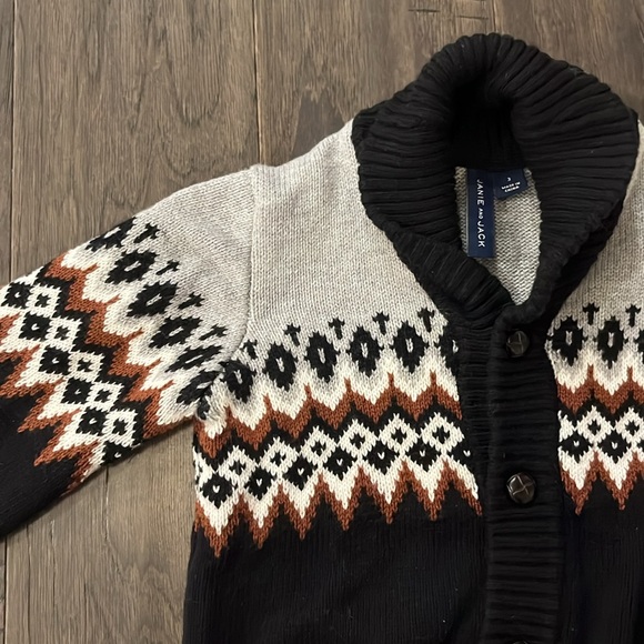 Janie and Jack Toddler Boys Shawl Cardigan 3T - Picture 3 of 4